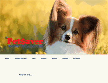 Tablet Screenshot of petsaversuperstore.com